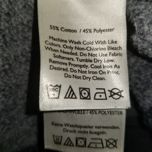 Eddie Bauer Logo Sweatshirt Charcoal Gray Womens Long Sleeve Crew Neck Sz Medium - Picture 4 of 7